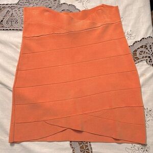 Sexy Tightfit Orange Skirt